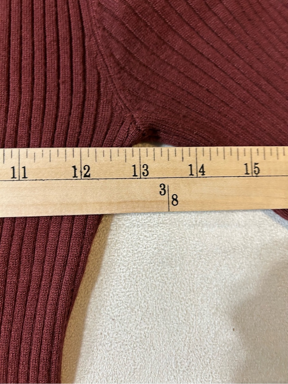 Pink Rose Rust Ribbed Button Front Belted Midi Dress S - Picture 8 of 12
